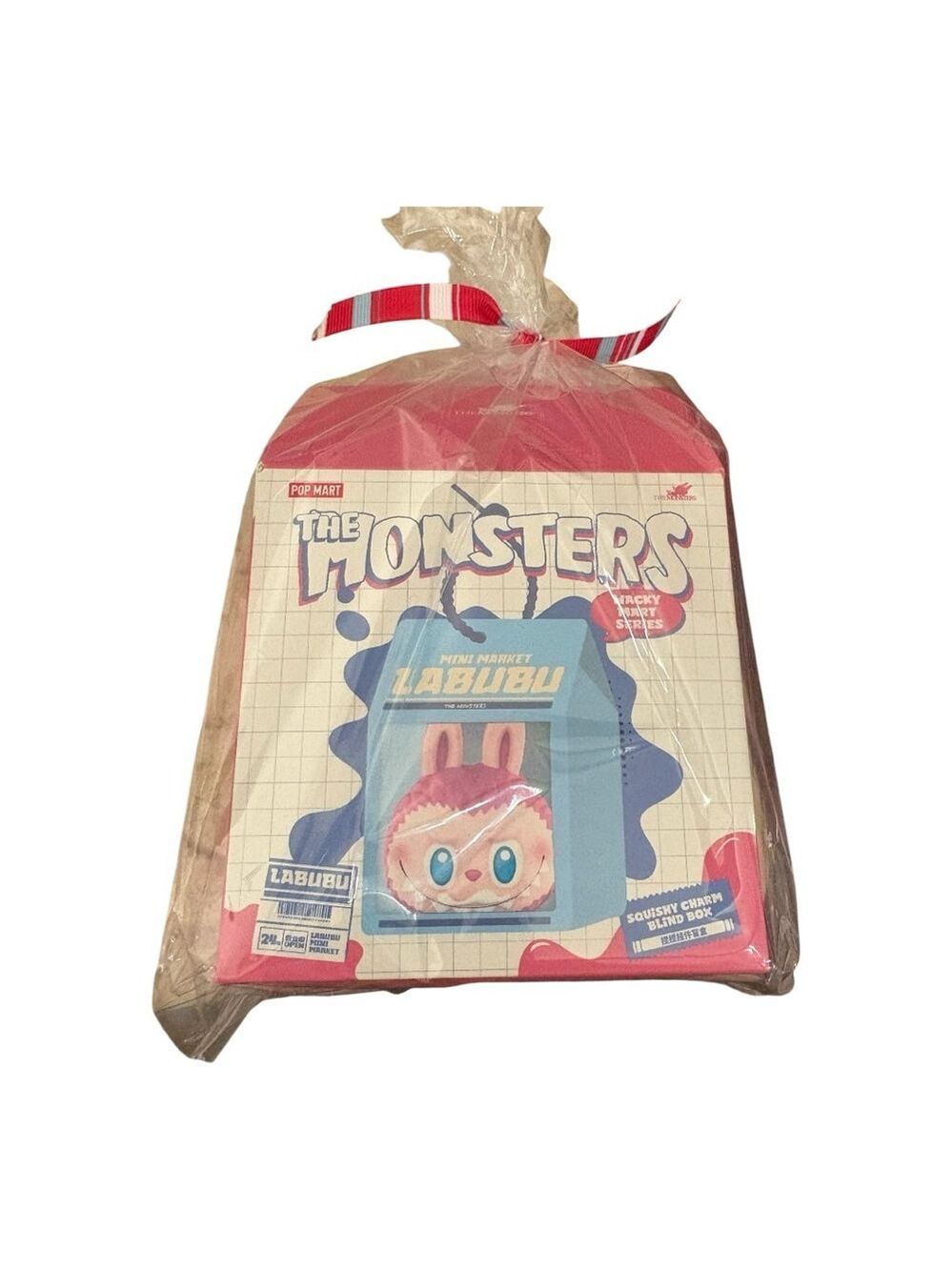 Pop Mart The Monsters Labubu Mini Market Squishy Charm Blind Box